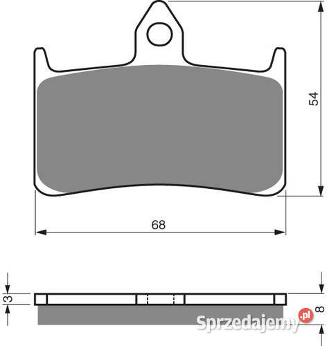 KLOCKI HAMULCOWE GOLD FREN 069 CB 1000 CBR 900 Klocki hamulcowe Zabrze sprzedam