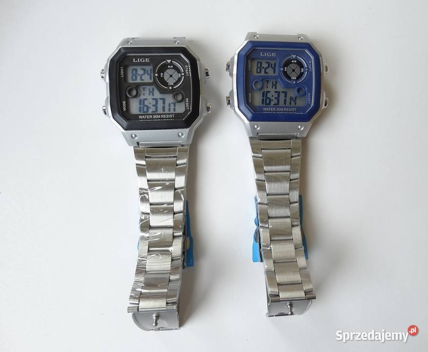 Zegarek elektroniczny męski w stylu Casio alarm Gorzów Wielkopolski