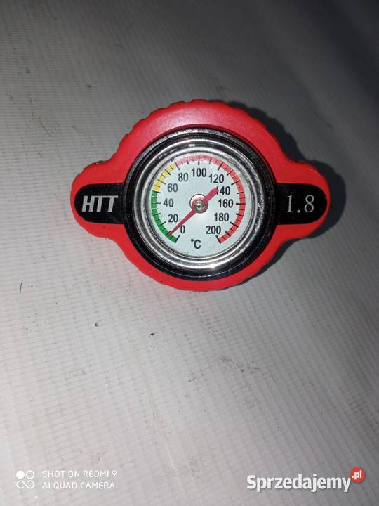 Korek Chłodnicy z termometrem przydatny raz Łask