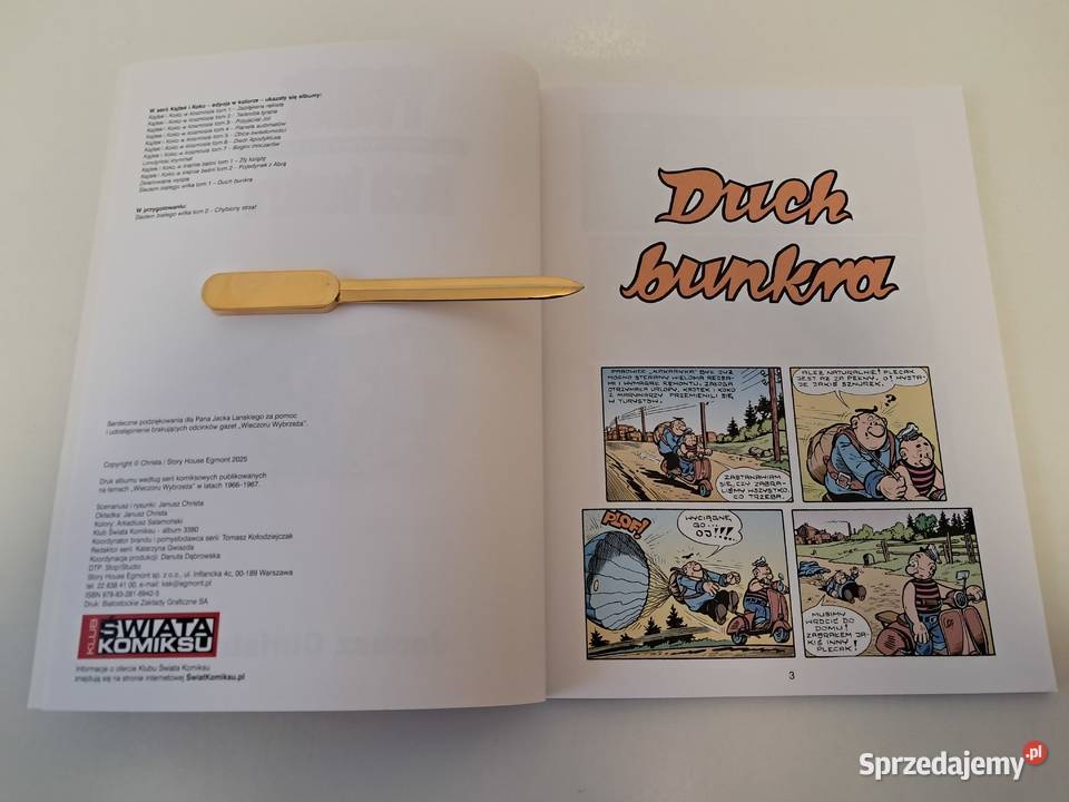 Komiks Kajtek i Koko Śladem białego wilka Duch Polskie