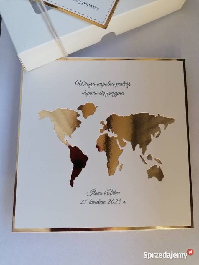 Kartka w pudełku ślub śląskie Strzebiń