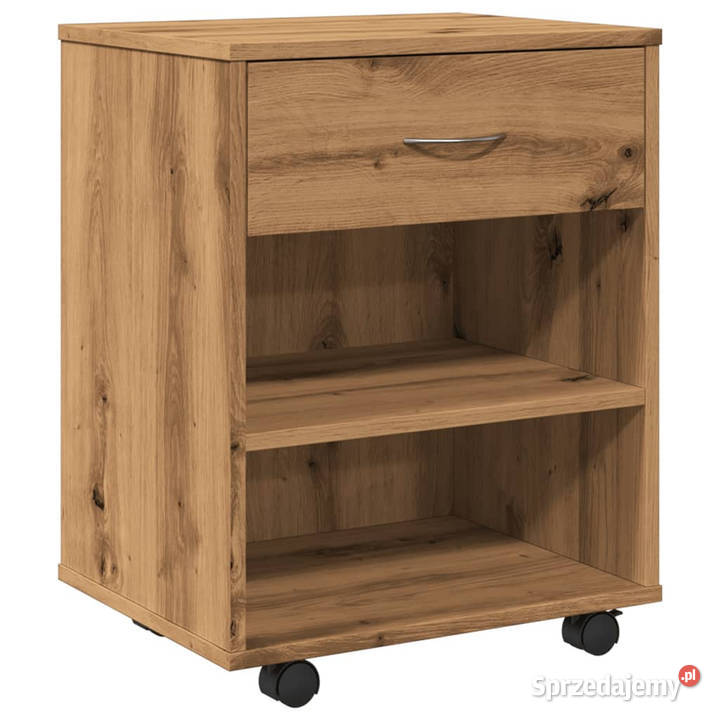 Szafka na kółkach dąb artisan 46x36x59 WM856661 Warszawa
