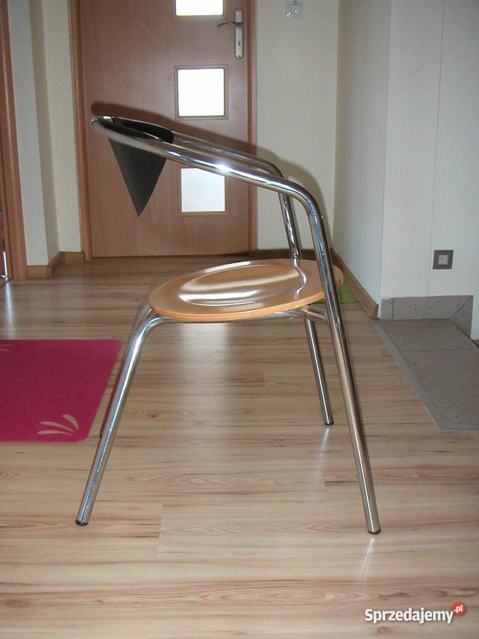 Stół szklany włoski 75cm Bukowiec