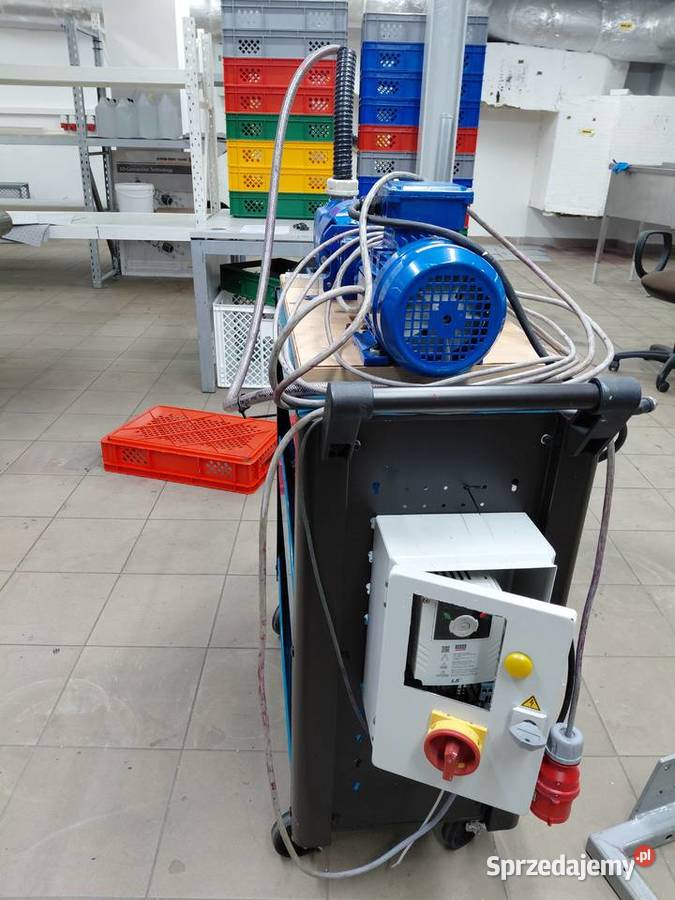 Pompa przemysłowa z silnikiem elektrycznym na śląskie