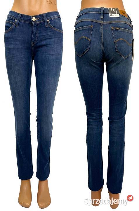 Spodnie damskie Lee Jade Skinny Tube W28 L35 Bez wzoru Spodnie Pisz