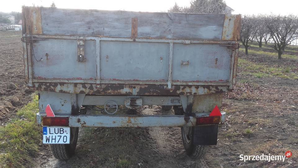 PRZYCZEPA ROLNICZA AUTOSAN D46 nieuszkodzony lubelskie Jastków