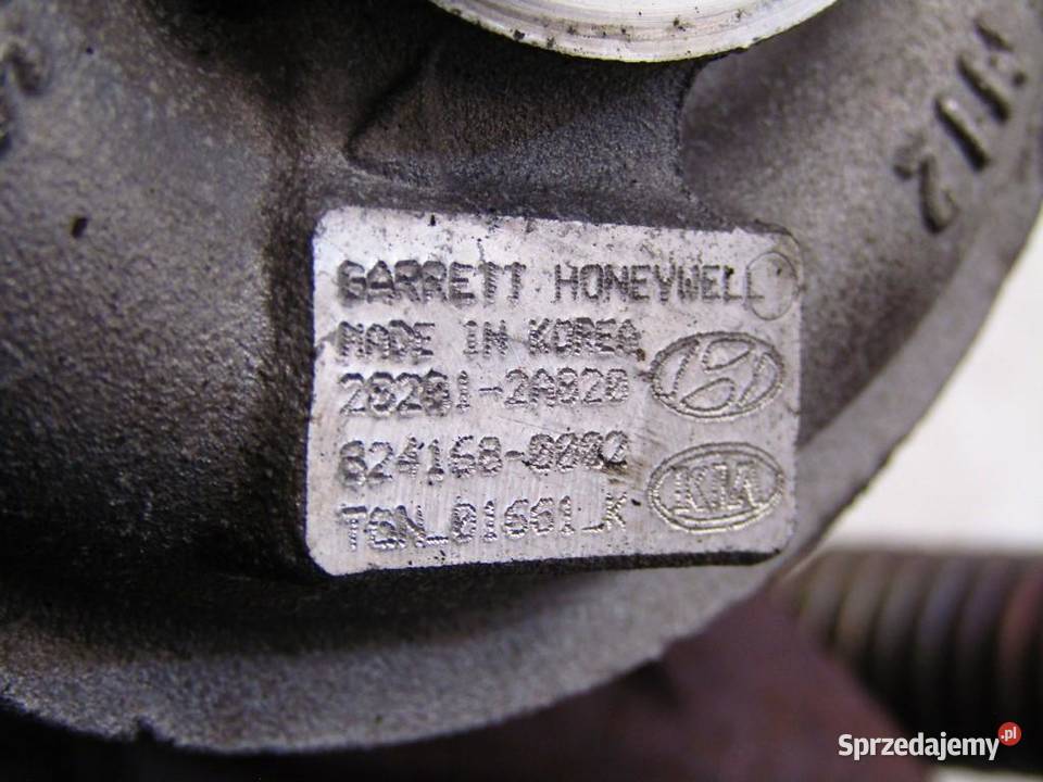 TURBINA TURBOSPRĘŻARKA 17 CRDI TUCSON II III osobowe
