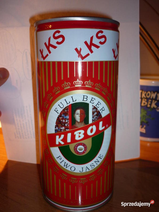 BEER KIBOL PIWO JASNE ŁKS ŁÓDŹ seria limitowana Kobyłka