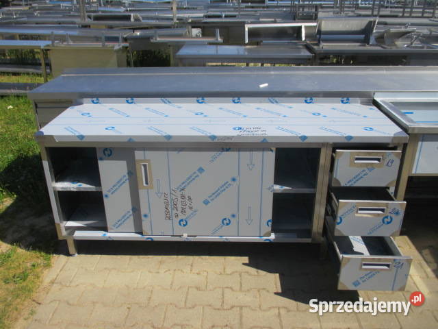 Stół Gastronomiczny Drzwi Suwane Szuflady 2 wielkopolskie Ostrów Wielkopolski