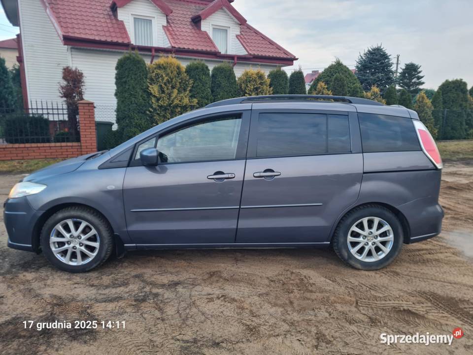 MAZDA 5 ładna 7 osobowa 2008r nieuszkodzony Grajewo
