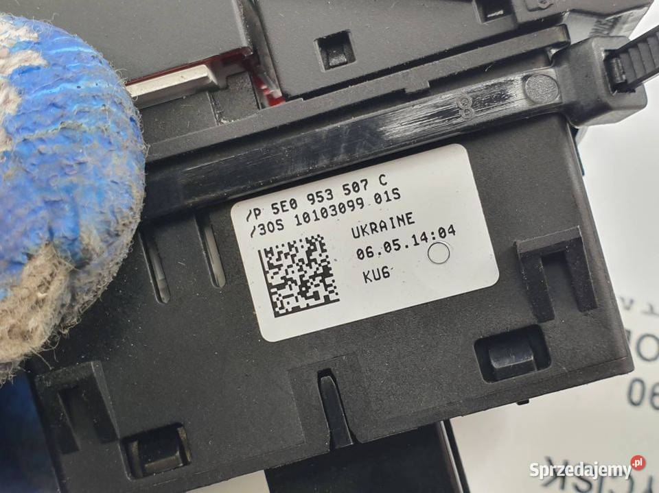 PRZYCISK SKODA OCTAVIA III 5E0953507C Pozostałe