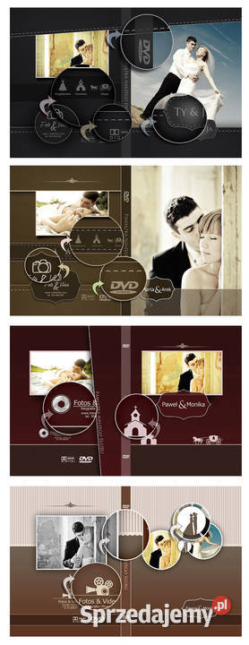 Nadruki na płyty DVD 1 BLU RAY Okładki Ślub Kraków