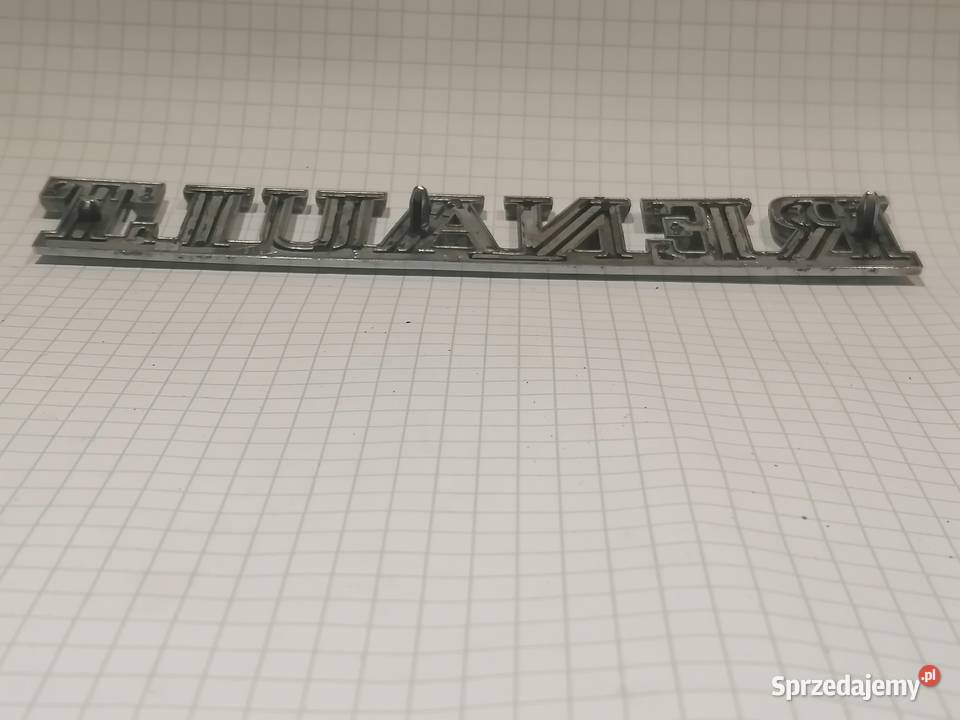 logo emblemat napis Renault Piotrków Trybunalski