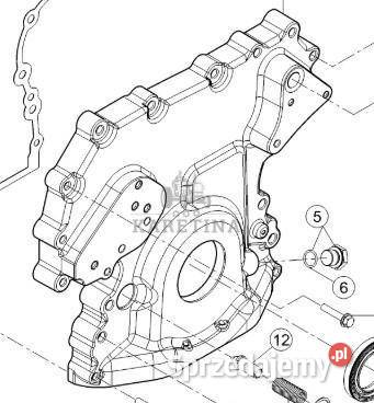 CLAAS Arion 610 660 Obudowa Rozdzielacza Silnika Jastrzębniki