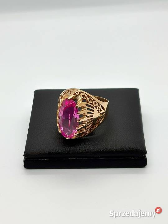 Złoty Pierścionek pr 583 622g Rozmiar 18 warmińsko-mazurskie