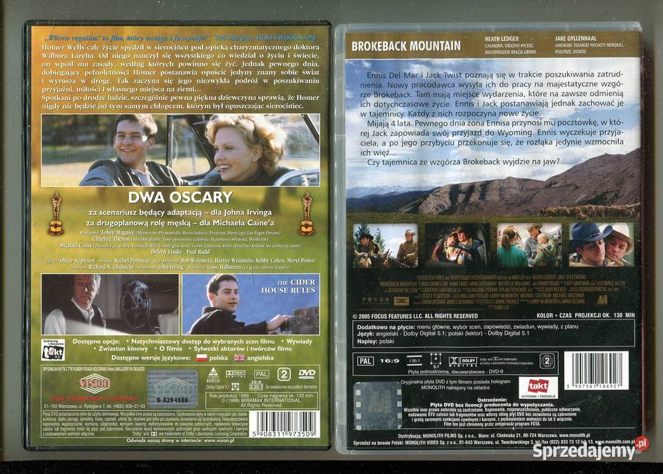Tajemnica Brokeback Mountain Wbrew regułom 2 Szczecin sprzedam