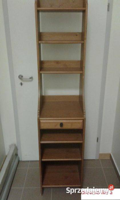 Witryna Regałszafka IKEA Leksvik drewno HEMNES