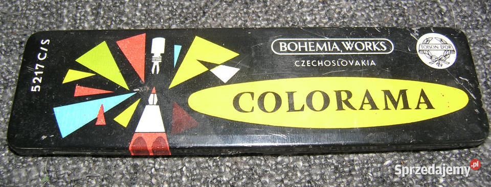 kredki czeskie Bohemia Works metalowe vintage Bartków