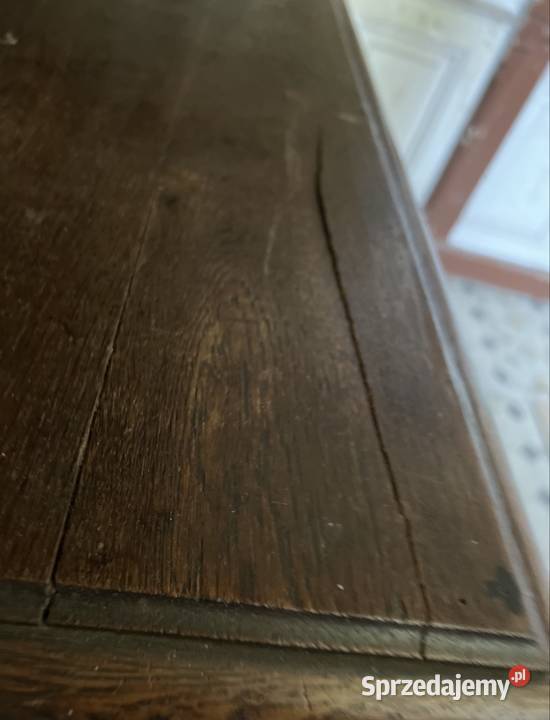 Stary drewniany rzeźbiony kredens do małej Długopole-Zdrój