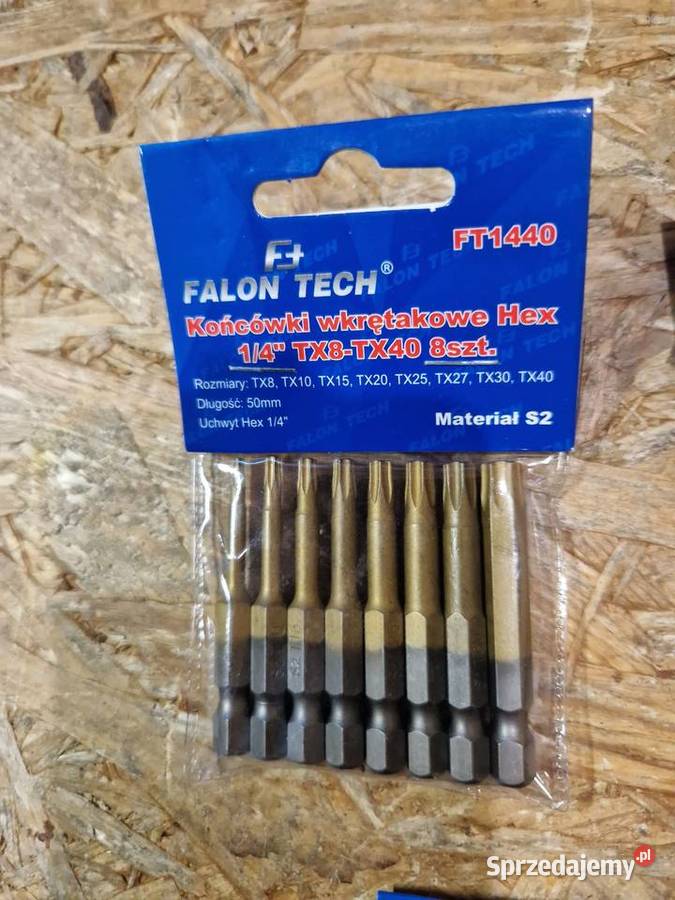 Zestaw bitów TORX 14 TX8TX40 8sz wielkopolskie