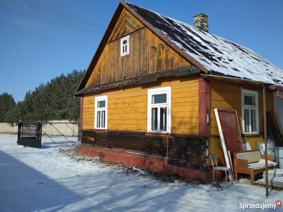 Sprzedam stary drewniany dom 63zł/m2 Zaberbecze