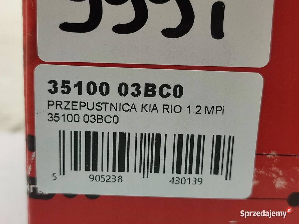 PRZEPUSTNICA KIA RIO IV YB SC FB 12 125 2017