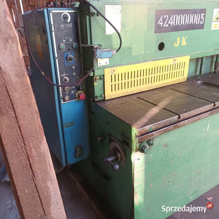 Gilotyna do blachy SAFAN 2500mm 25004 mm Milicz