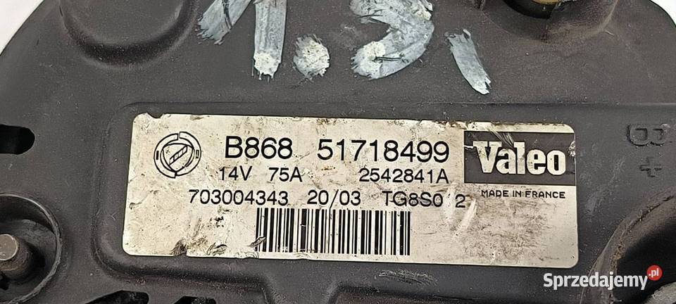 ALTERNATOR FIAT PUNTO II 2542841A kujawsko-pomorskie