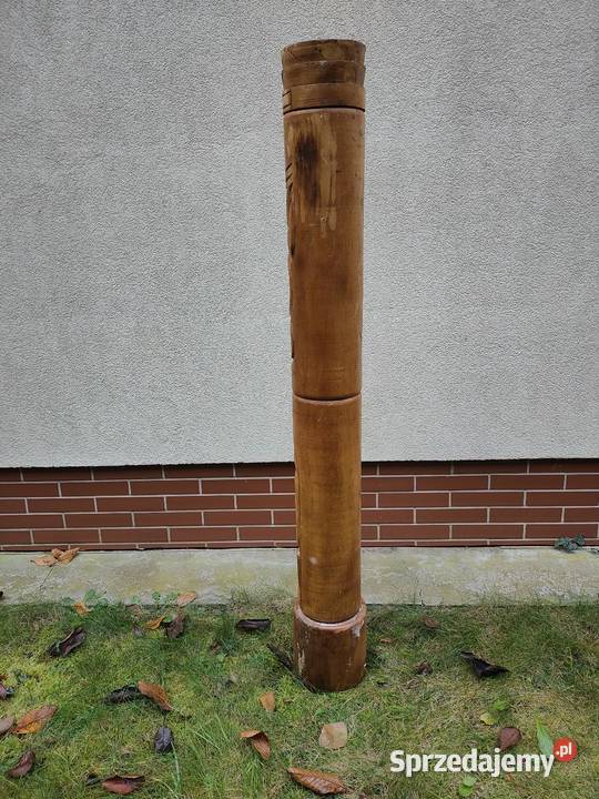 Totem Tiki Ręcznie wykonanany Duży wielkopolskie Kościan