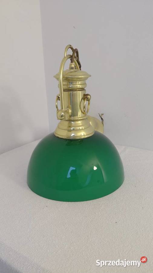 żyrandol Lampa wisząca industrialna mosiężna Krzykawa