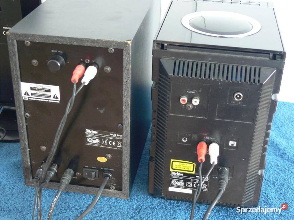 Wieża audio Tevion z kol sub USB CD mp3 Wieże i miniwieże Audio Jasło