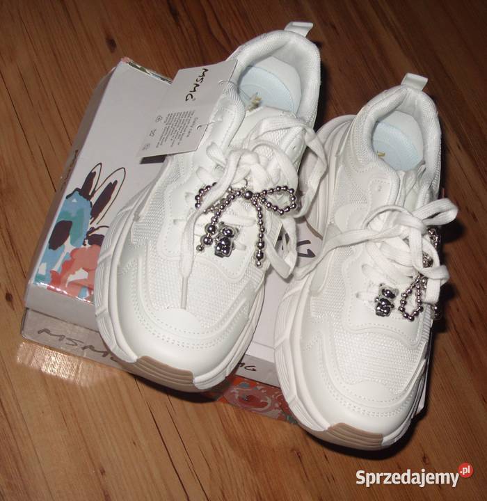 Adidasy Sneakersy ozdoby Miś kokardka siateczka Rawicz