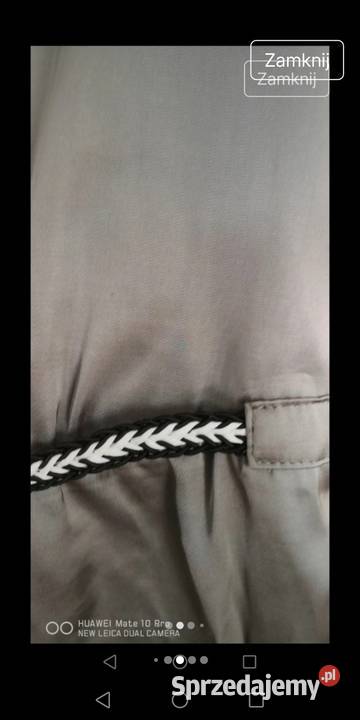 Szara sukienka damska łódzkie Moszczenica