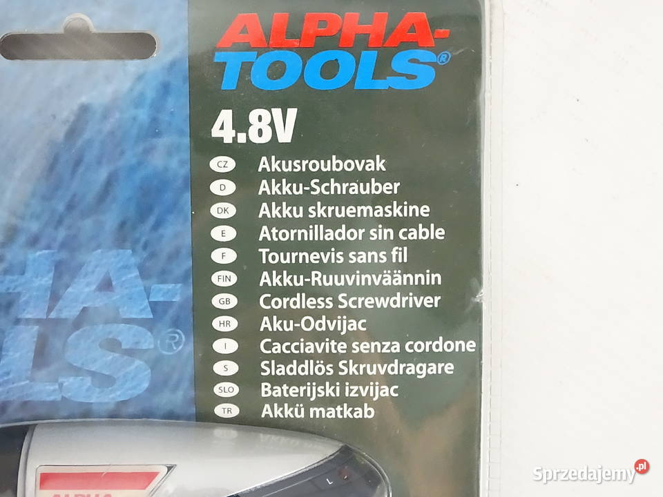 Nowy wkrętak akumulatorowy Alpha Tools 48V Biłgoraj sprzedam