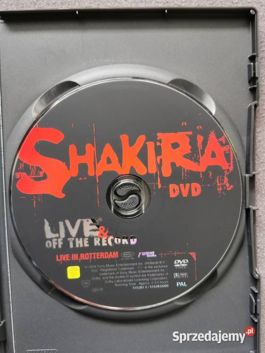 Shakira Live off The Record DVDCD Super stan Łódź sprzedam
