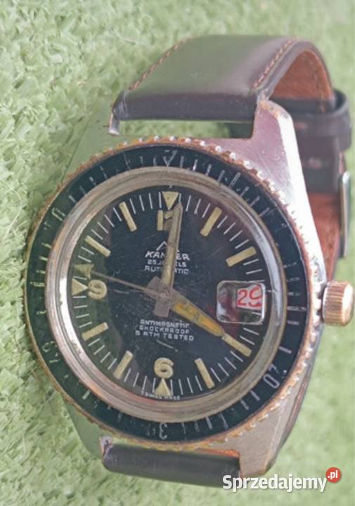 Zegarek Kander Vintage Swiss Made Diver