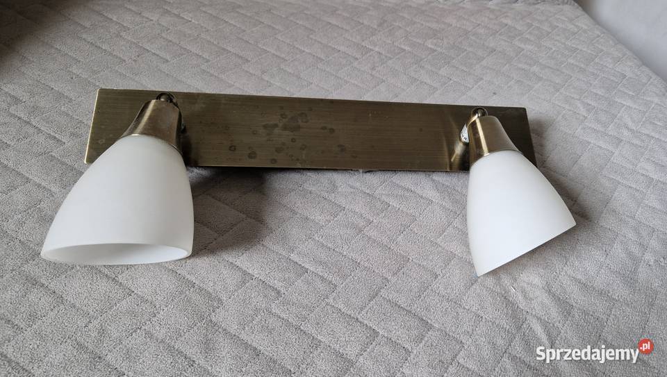Kinkiet lampa Globo podwójny złoty 230V 40W Kraków