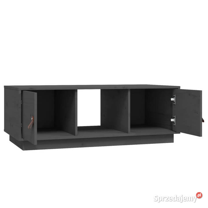 Stolik kawowy szary 100x50x35 lite drewno Stoły mazowieckie
