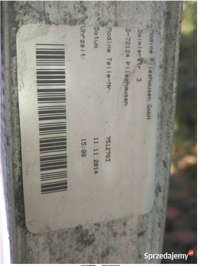 MAN TGX EURO 6 CHŁODNICA WODY Kargowa