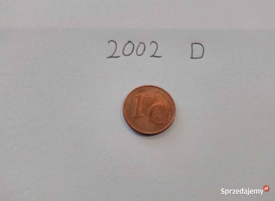 Moneta 1 Euro 2002 Italy Włochy Człowiek mazowieckie Radom