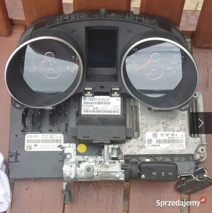 Komputer licznik immo stacyjka Golf 6 Lubin