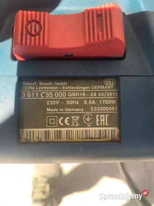 Młot wyburzeniowy Bosch GSH1628 Limanowa