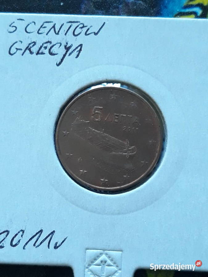 5 Eurocentów Grecja 2011 r wielkopolskie Konin sprzedam