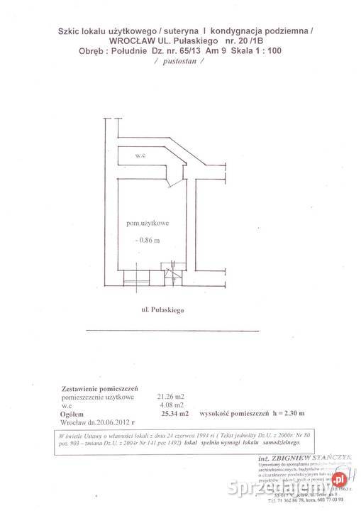 Śródmieście Pułaskiego 26m2 duży ruch bogata Wynajem Wrocław