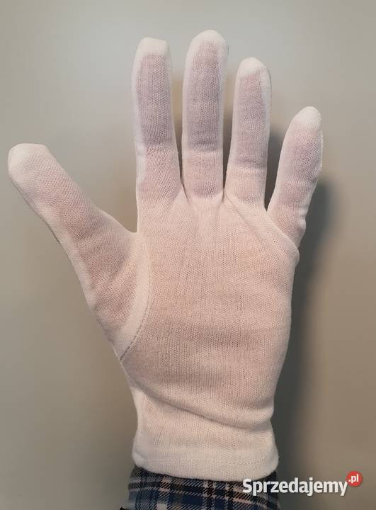 Rękawice bawełniane białe Gniezno