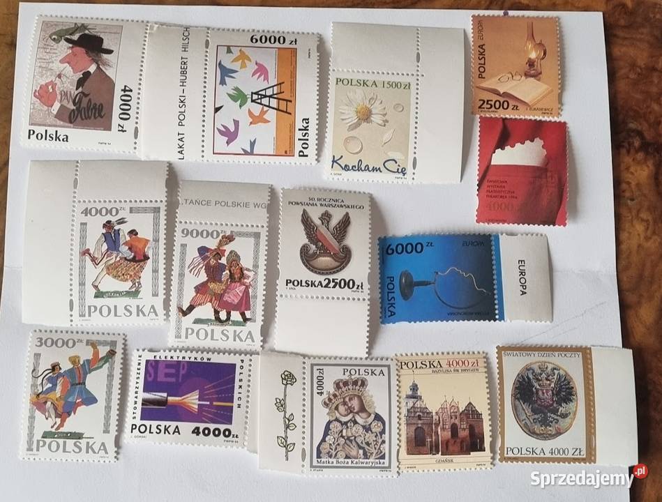 Znaczki pocztowe 19941995 czyste