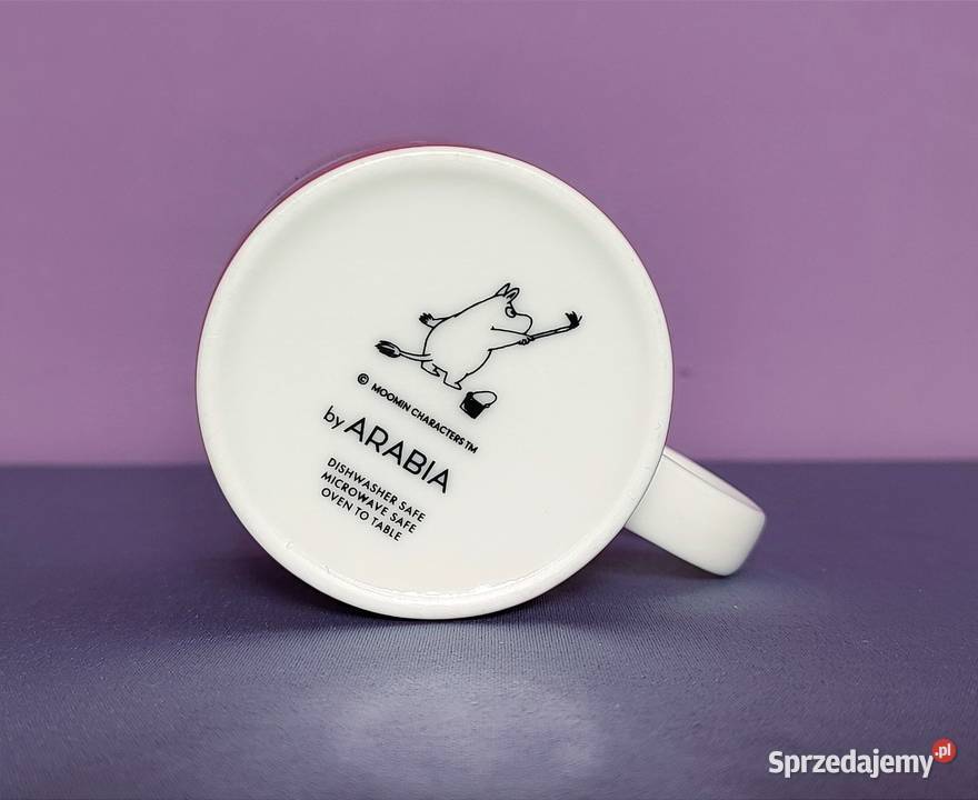 MUMINKI kubek Moomin Arabia Finland z naklejką małopolskie Jasień