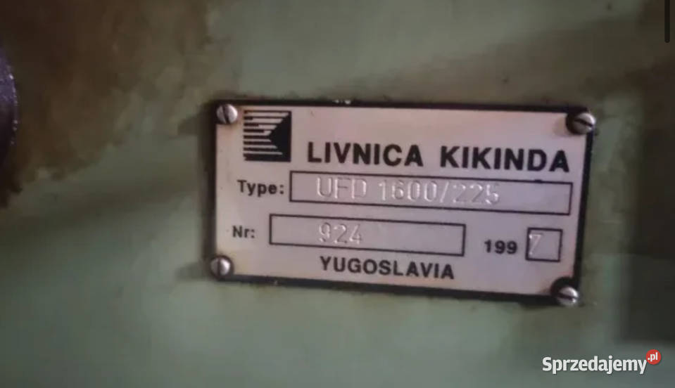 Sslifierka do walkow 1600 mm Częstochowa