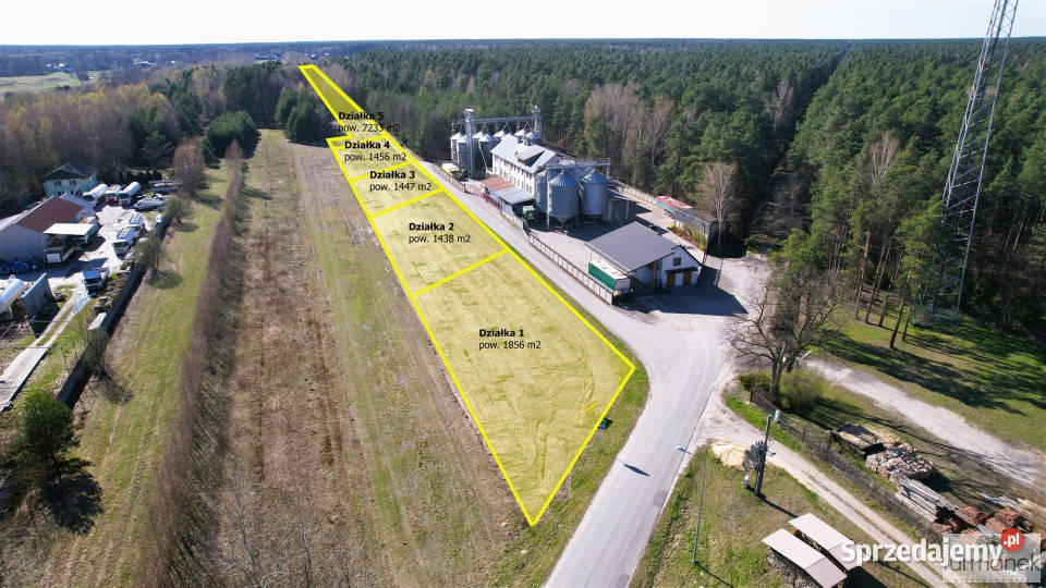 Działka do sprzedania Dąbrowica 1456m2 lubelskie
