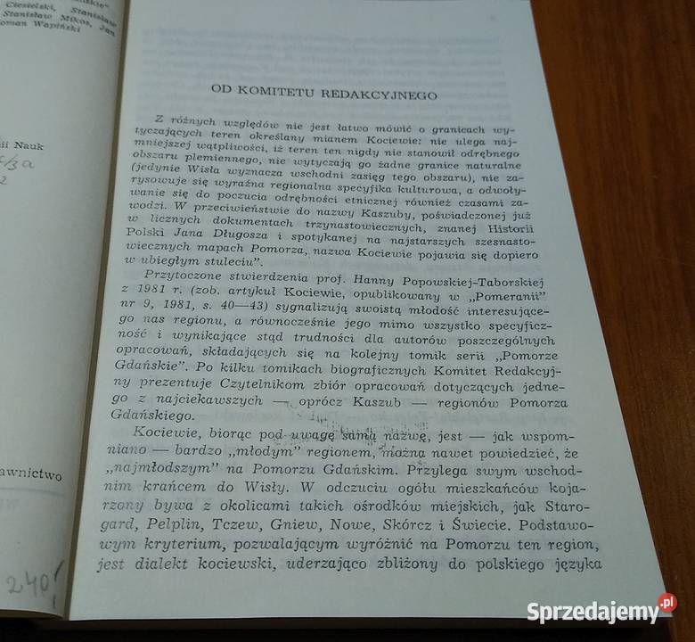 Kociewie II Danuta Baczkowska GTN Pomorze ISBN 830402537X Książki naukowe i popularnonaukowe pomorskie
